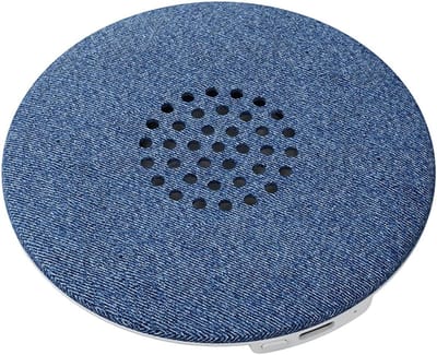 Slaapkussen Luidspreker - Mini Muziekspeler - Ontspanning Geluid - Automatische Timer - 12.7 x 12.7 cm - Blauw