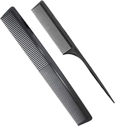 Professionele haar kam met fijne en brede tanden voor alle haartypes