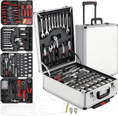 Sello! gereedschapskist – gereedschapset – gereedschapskoffer – complete set – aluminium koffer – corrosiebestendig – 799-delig