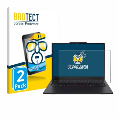 BROTECT - Screenprotector voor Lenovo ThinkPad L13 Gen 6 - Folie Beschermfolie transparant 2 Stuks
