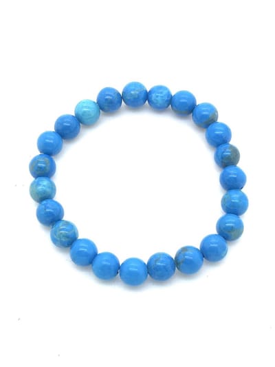 Turkoois armband - edelstenen - 4 mm maat 18