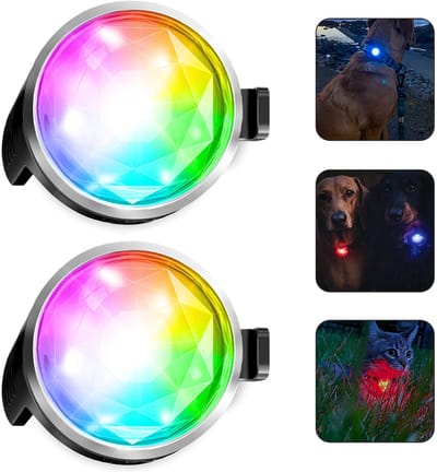 Nacht Lampje Hond - 2 Stuks - Led-Lichtbanden Voor Huisdieren - Waterdicht LED-Lichtband - Voor Hondenhalsband, Schooltas, Katten, Jogger