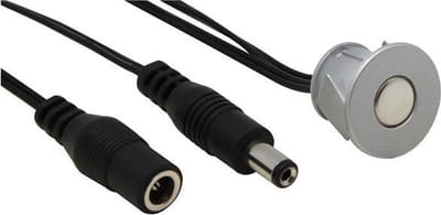 Perel Touch led-dimmer, ideaal voor eénkleurige led-strips, in-/uitschakelen door korte aanraking, dimmen door lange aanraking , enkel geschikt voor voeding van maximaal 30 W/12 V