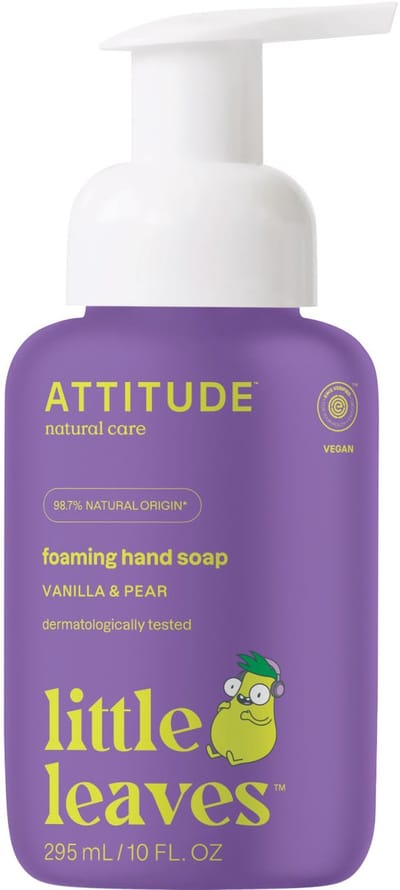 ATTITUDE Schuimende Handzeep Vanille en Peer - Little Leaves ECO - duurzaam