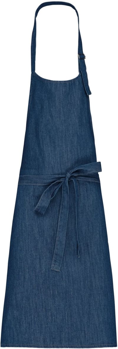 Schort/Tuniek/Werkblouse Unisex One Size Kariban Denim 65% Katoen, 35% Polyester