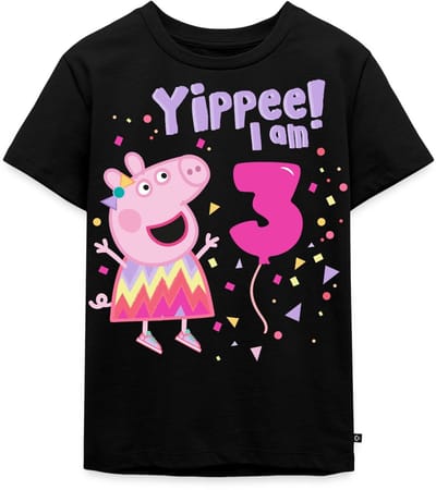 Peppa Pig's 3e Verjaardag Outfit Cadeau Premium T Shirt Kinderen