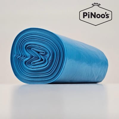 Blauwe Vuilniszakken 50 Liter | 4 rollen à 25 zakken - LDPE-plastic | T30 | 60x70 cm - Blauwe vuilzakken 50 liter, Afvalzak blauw 50L (06007005130)
