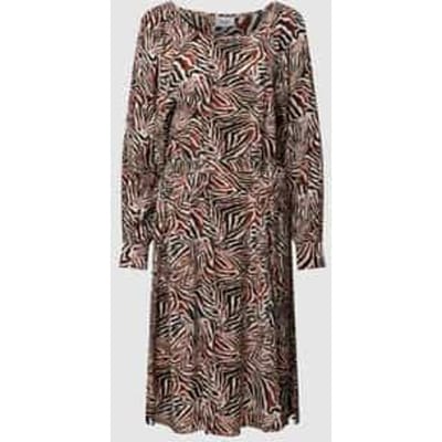 Midi-jurk met boothals, model 'Tessa'