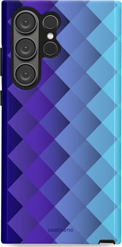 Casetastic Hoesje Geschikt voor Samsung S23 Ultra - Stijlvolle Beschermende Duo-layer Case - Artica