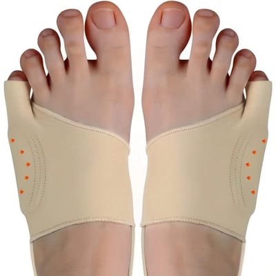 Kleine Teen Spreider en Pinky Teenafscheider – Maat S – Siliconen Gel Tenenafstandhouder tegen Wrijving, Scheefstand en Druk – Ademende Orthese voor Dag en Nacht Correctie en Pijnverlichting- BEIGE