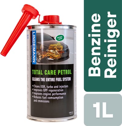 Lindemann Total Care Petrol 1000ml - Alles-in-één Benzine Reiniger Auto - Motor Reiniger Benzine - Benzine additief - Motorreiniger Complete Reiniging Brandstofsysteem