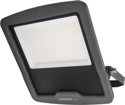 OSRAM ENDURA FLOOD PC 100W LED-schijnwerper, 4000K koelwit, 12000 lumen, IP65 schijnwerper, gerecycled aluminium, efficiëntie 120 lm/W, grijs, 230V