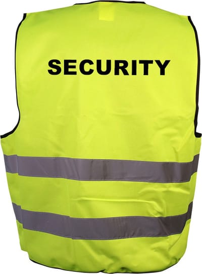 Security hesje geel