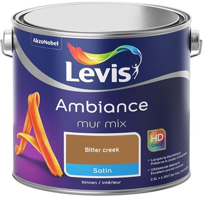 Levis - Ambiance Mur Satin Mix - Bitter Creek - Mengverf - 2,5 L