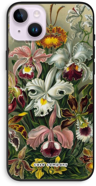 Case Company® - Hoesje geschikt voor iPhone 14 Plus hoesje - Haeckel Orchidae - Biologisch Afbreekbaar Telefoonhoesje - Bescherming alle Kanten en Schermrand