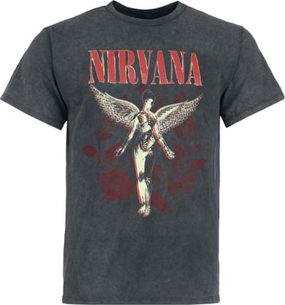 Nirvana T-shirt - In utero - S tot XXL - voor Mannen - zwart