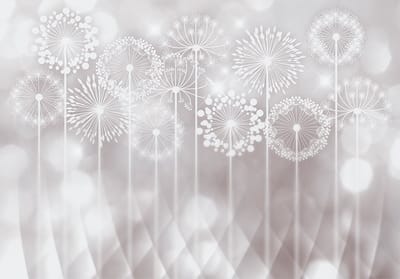 Fotobehangkoning - Behang - Vliesbehang - Fotobehang Tuin van Bloemen - Kunst - Garden from Dream - 150 x 105 cm