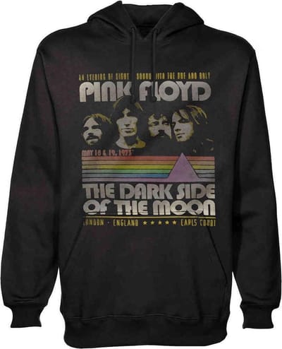 Pink Floyd - Retro Stripes Hoodie/trui - S - Zwart