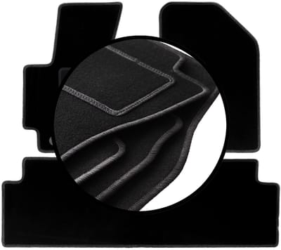 Complete set veloursmatten voor: Kia Soul II minivan (2013-)