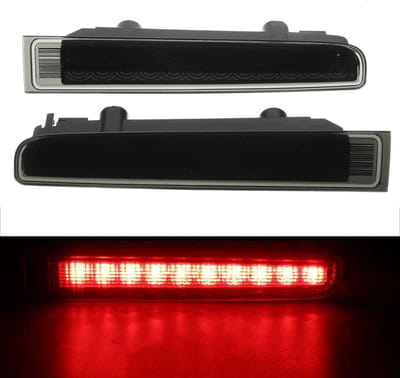 XEOD LED derde remlicht unit Geschikt voor Transporter T5 - T6 - T6.1 - Smoked - Volledig LED - Plug en play - Canbus - Achterdeuren - 2 Stuks