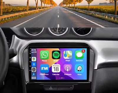 Autoradio 2/32GB met Carplay en Android auto | Geschikt voor Suzuki Grand Vitara 2015-2020 | Radio scherm met Navigatie | 2015 2016 2017 2018 2019 2020