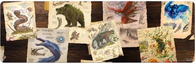 Ultra Pro - Magic - The Gathering - Bloomburrow - Speelkleed Beasts Field Notes (228 x 76 cm)