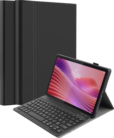 Cazy tablet Hoes met Toetsenbord geschikt voor Lenovo Tab - AZERTY Bluetooth Keyboard Case - Zwart