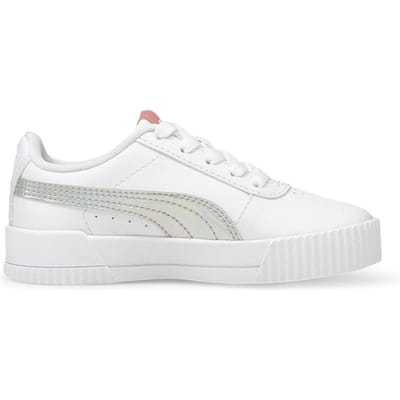 PUMA Carina Rainbow PS - maat 27.5 - Meisjes Sneakers - Puma White-Puma Silver
