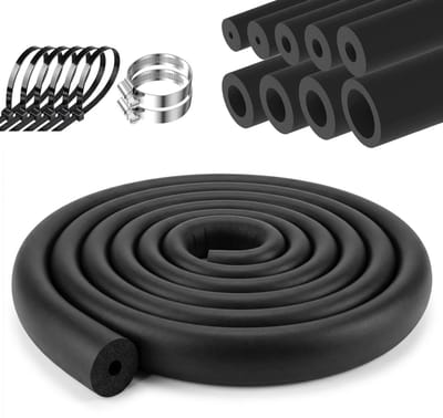 Dailygoods- Isolatieslang 1,8 m - Rubberschuim - Thermische Isolatie - Waterdicht - Duurzaam - Flexibel - Buisisolatie