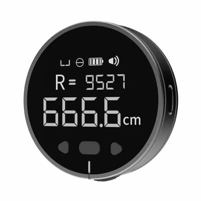 KZQ Digitale Rolmaat 99 Meter, Elektronische Meetlint met LCD Scherm, Oplaadbaar, Slimme Rolmaat voor Vlakke, Gebogen en Onregelmatige Vormen, Inclusief Diameter Meting