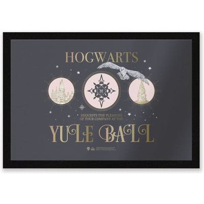 Harry Potter Welcome To The Yule Ball Entrance Mat
