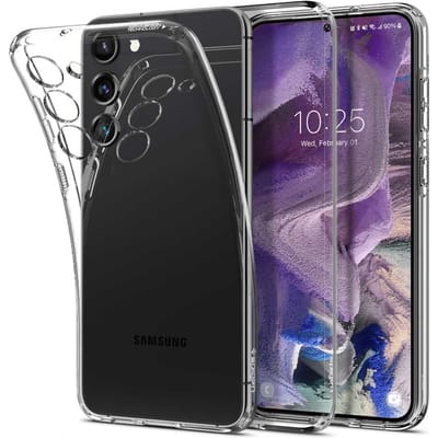 Spigen Liquid Crystal Hoesje Geschikt voor Samsung Galaxy S23 Back Cover Transparant