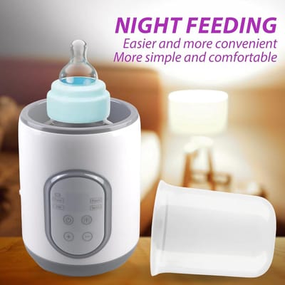 Lexium Flessenwarmer Onderweg - Draagbare Flessenwarmer - Oplaadbaar - Flesverwarmer - Babyvoeding