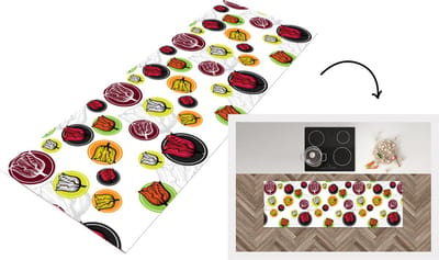 Keukenloper - Loper keuken - Tulp - Bloemen - Patronen - 150x50 cm - Keukenloper vinyl