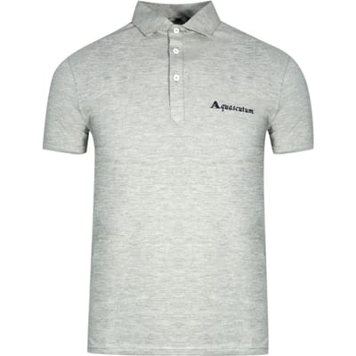 Grijs poloshirt met Aquascutum Signature-logo