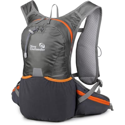 Wandelbenodigdheden 12L Backpacking Rugzak Waterbestendig voor Hardlopen & Kamperen Borstriem