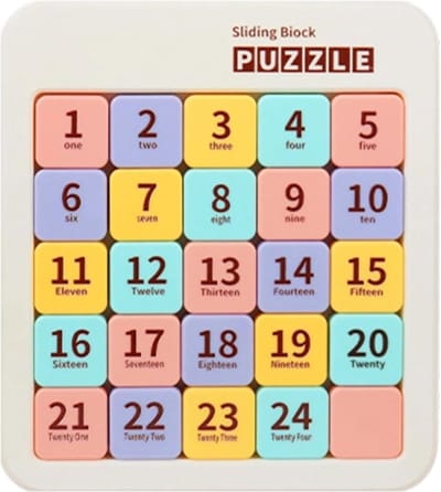 Magnetische Schuifpuzzel - Getallen Puzzel - Hersenkraker Spel - 6x6 Raster Ontwerp - 196 x 174 cm