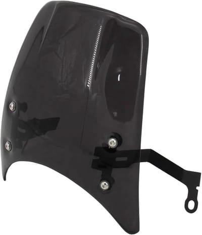Motorfiets Windscherm - Rijwind Deflector - Comfortabele Rit - Duurzaam Helder Acryl - Smoky gray