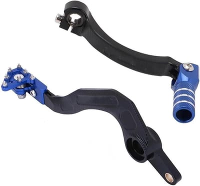 Motor Voetsteunen - Motorpedalen - Comfortabel Rijden - Groot Contactoppervlak - Set D - Blauw Zwart