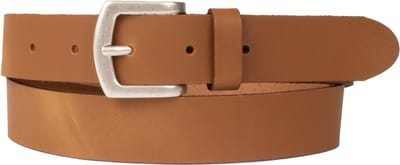 Petrol Industries Riem Heren - Broekriem - Verstelbaar - Leer - Naturel - 95 cm - L