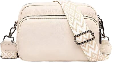 Somstyle Schoudertas - 21 x 15 x 8 CM - Crossbody Tas Dames - Damestas - Crèmekleurig