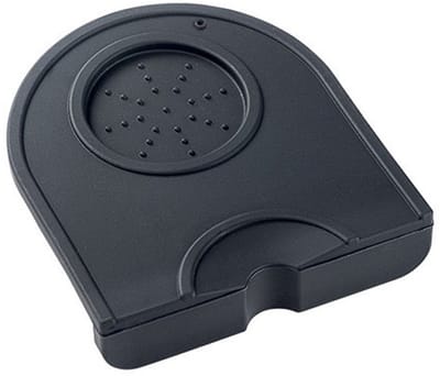 EXCITAT Koffietamper - Koffiemat - Vaste mat - Antislip - Geschikt voor keuken, bar, café - Zwart
