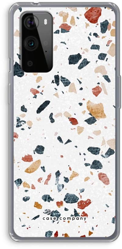 Case Company® - Hoesje geschikt voor OnePlus 9 Pro hoesje - Terrazzo N°4 - Soft Cover Telefoonhoesje - Bescherming aan alle Kanten en Schermrand