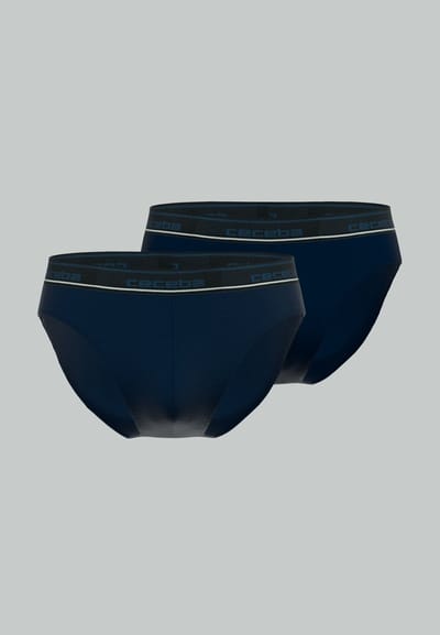 CECEBA Bamboo - Herenslip - 2-pack - Blauw