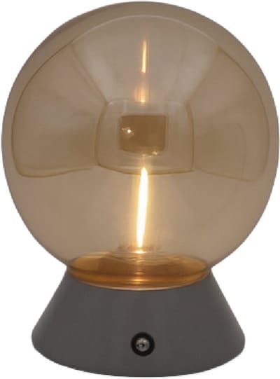 Luxus Europe - Tafellamp Touch Nora Zilver - Draadloze LED Tafellamp Binnen - USB-C Oplaadbaar - Touchbediening - Dimbaar - 3 Lichtkleuren