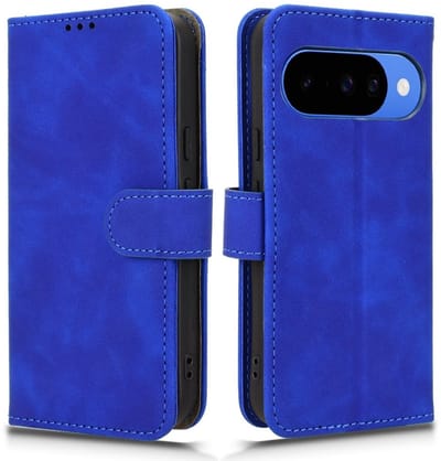 Coverup Hoesje - Geschikt voor Google Pixel 10 / Pixel 10 Pro Hoesje - Coverup Book Case - Blauw