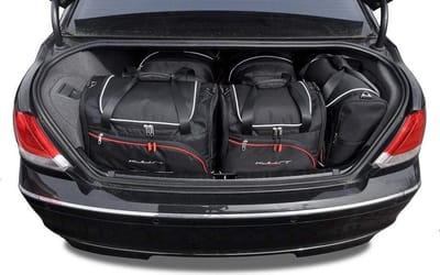 BMW 7 2001-2008 5-delig Reistassen Op Maat Auto Interieur Kofferbak Organizer Accessoires