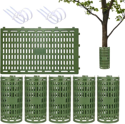 Boombescherming - Plantenkooi stam - Bescherming stam - Geventileerd ontwerp - 415 cm - Groen