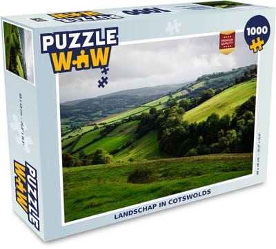 Puzzel Landschap in Cotswolds - Legpuzzel - Puzzel 1000 stukjes volwassenen
