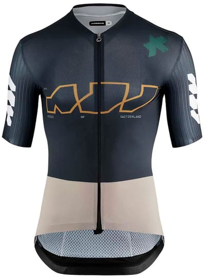 Assos Equipe Rs Something To Sat Korte Mouw Wielertrui Blauw XS Man